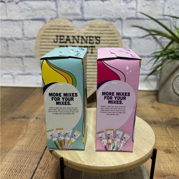 Wyler's Light Tik Tok Drink Mix Packets 2 Boxes 20ct Each WaterTok Variety Pack - Picture 2 of 7